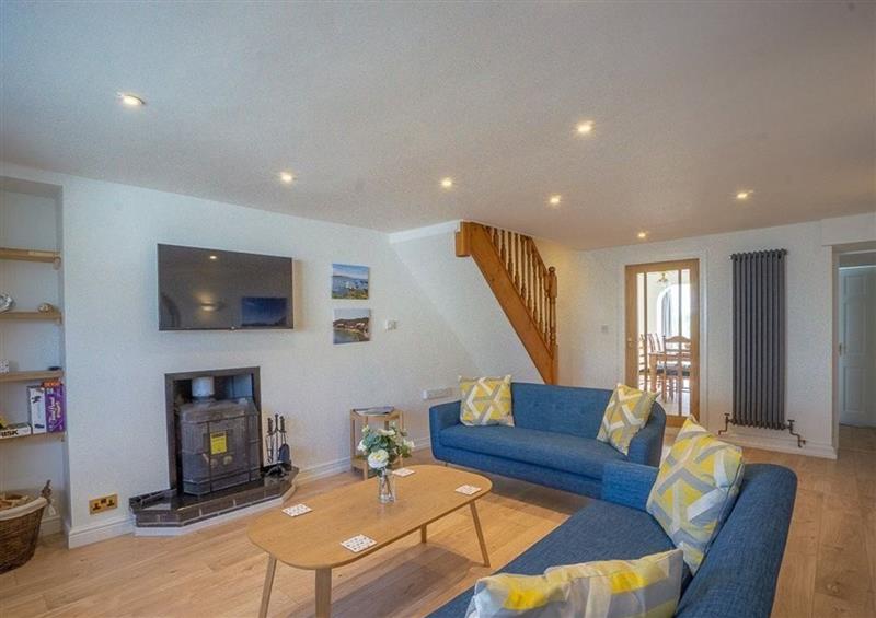 The living area at Bryn Awel, Abersoch