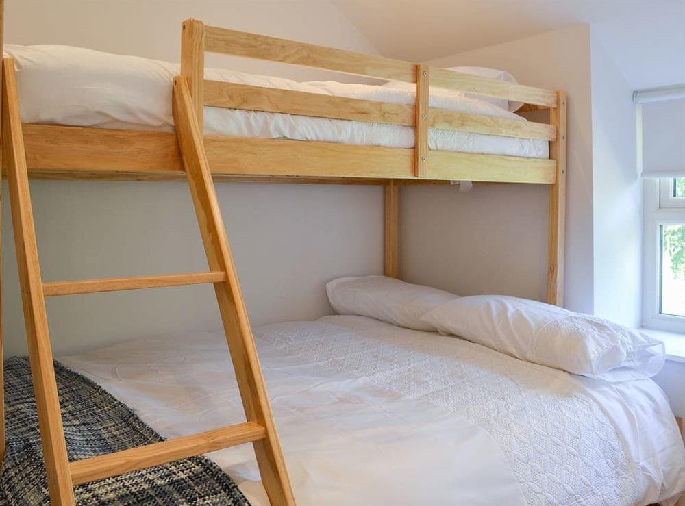 Children’s bunk bedded room at Bryn Awel in Moelfre, near Bangor, Anglesey, Gwynedd