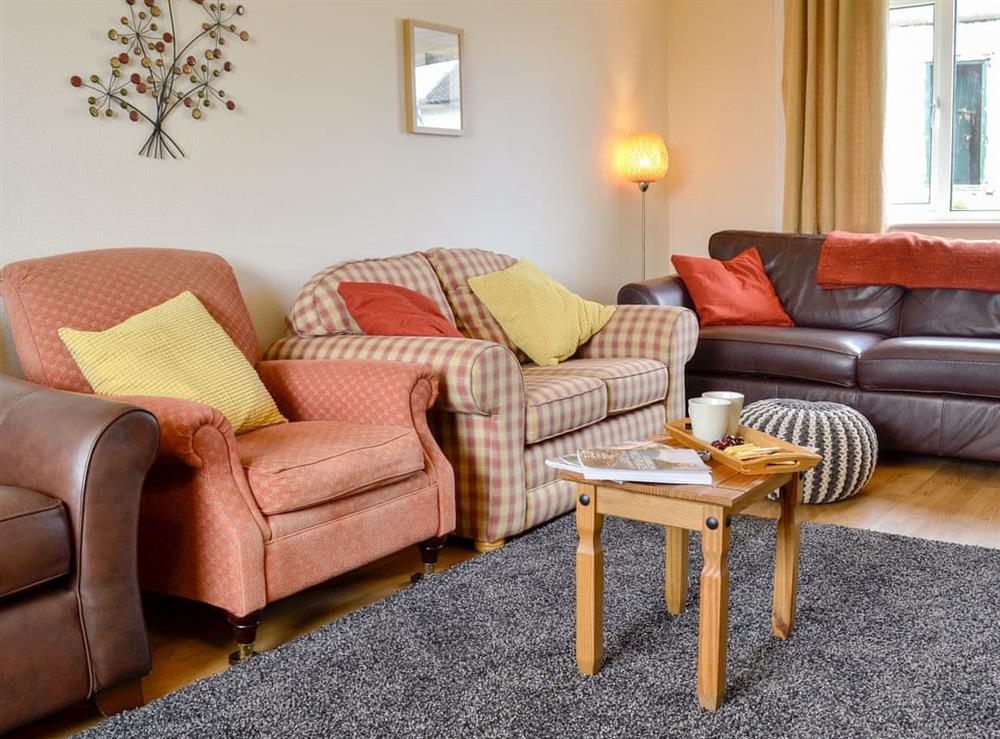 Spacious living room at Bryn Boda in Nantglyn, near Denbigh, Conwy, Clwyd