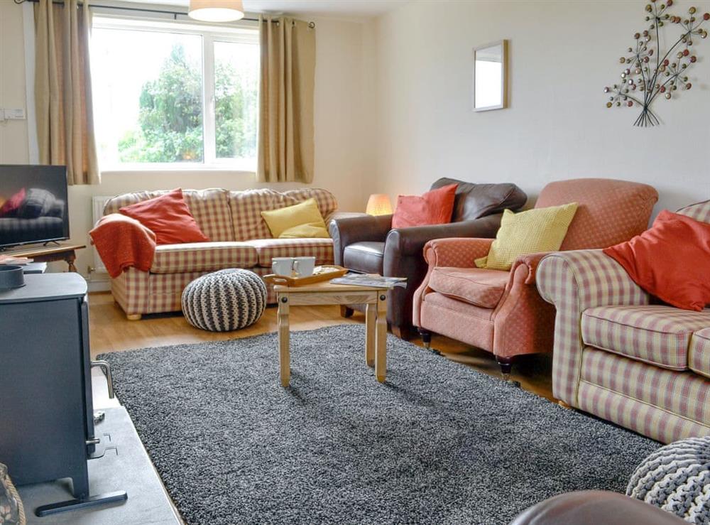 Well presented, comfortable living room at Bryn Boda in Nantglyn, near Denbigh, Conwy, Clwyd