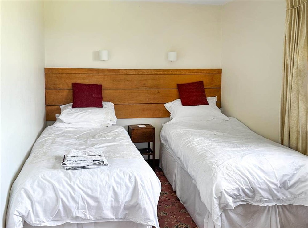 Twin bedroom at Bryn Cosyn in Chepstow, near Monmouth, Gwent