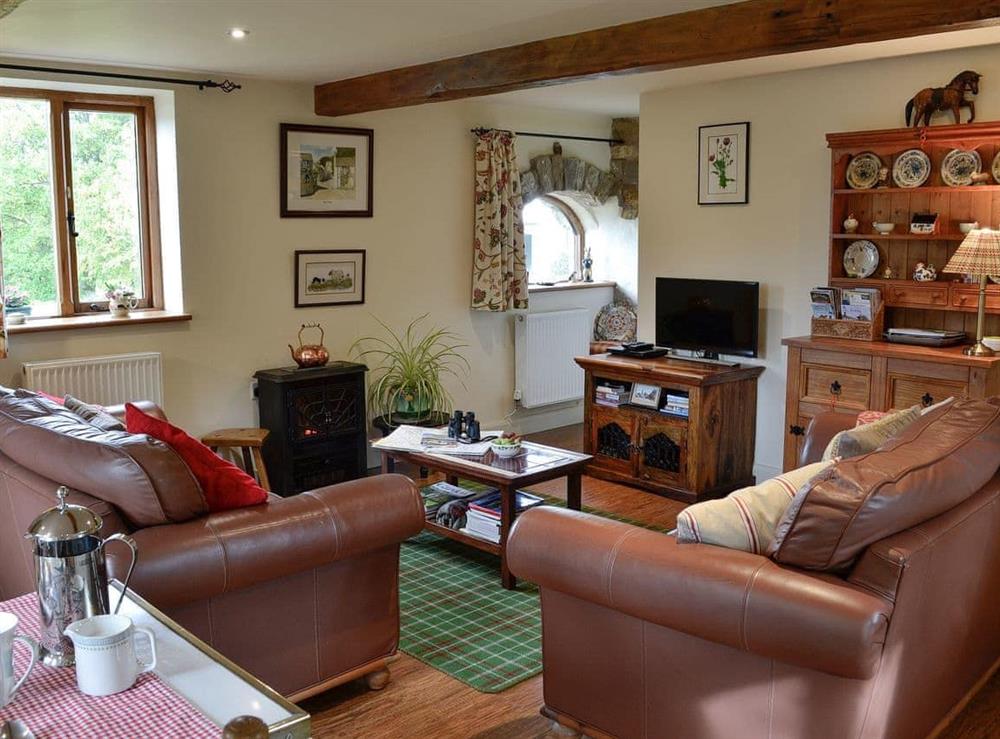 Living room at Bryn Dedwydd Cottage in Eryrys, near Mold, Clwyd