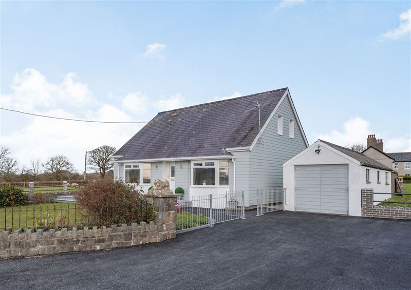 Outside at Bryn Derw, Caernarfon