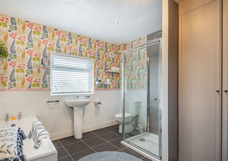 The bathroom at Bryn Derw, Caernarfon