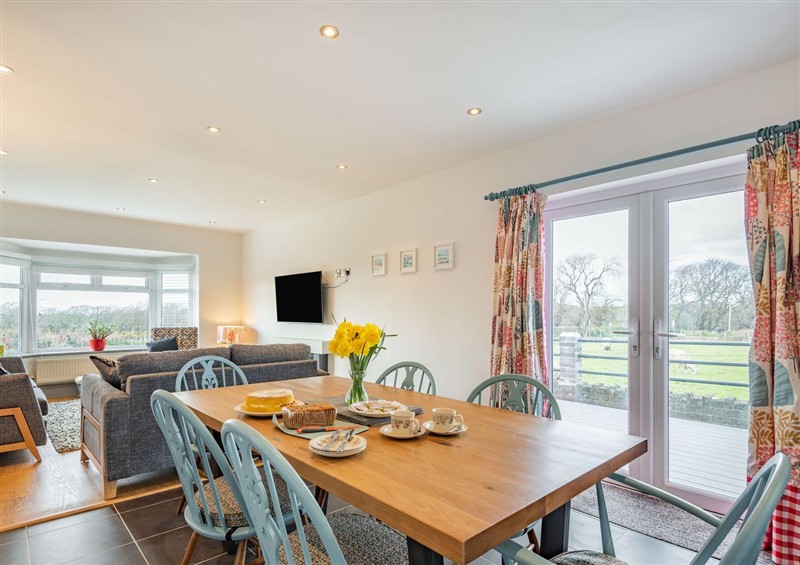 The dining room at Bryn Derw, Caernarfon