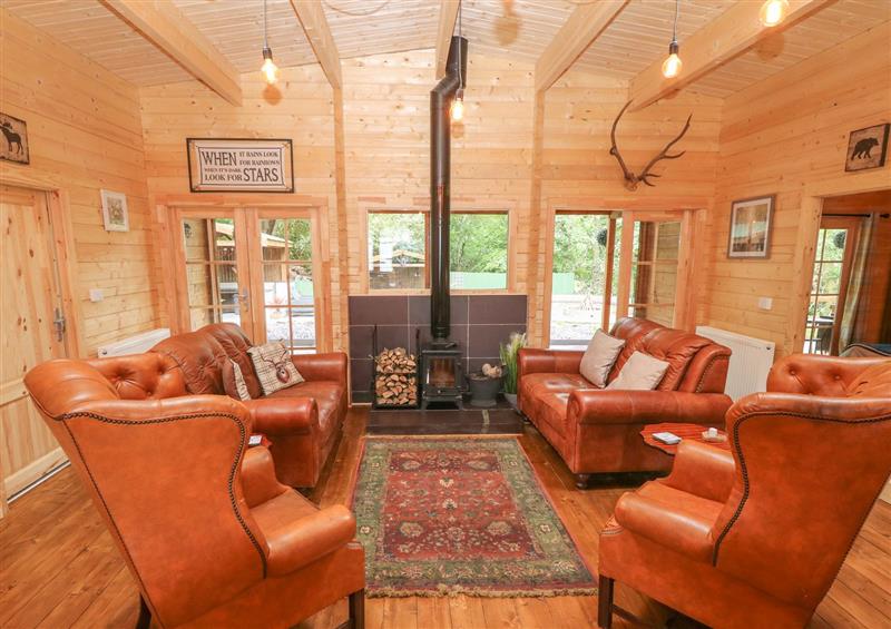 The living room at Bryn Derwen Lodge, Bethesda
