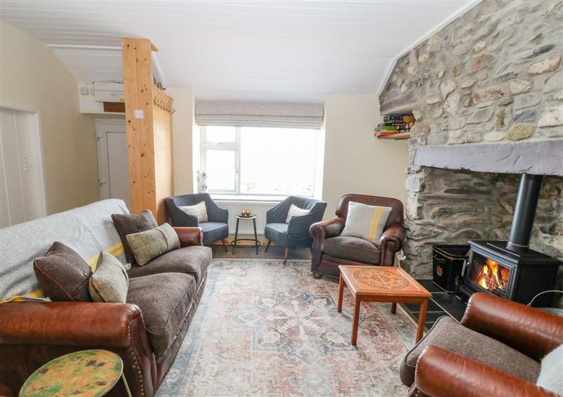 Enjoy the living room at Bryn Derwen, Y Fron near Penygroes