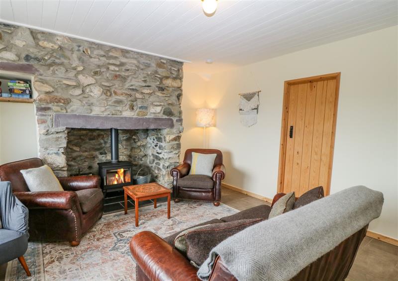 Relax in the living area at Bryn Derwen, Y Fron near Penygroes