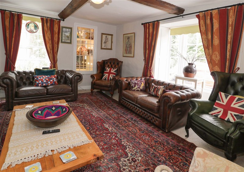 The living room at Bryn Dwr, Llangollen
