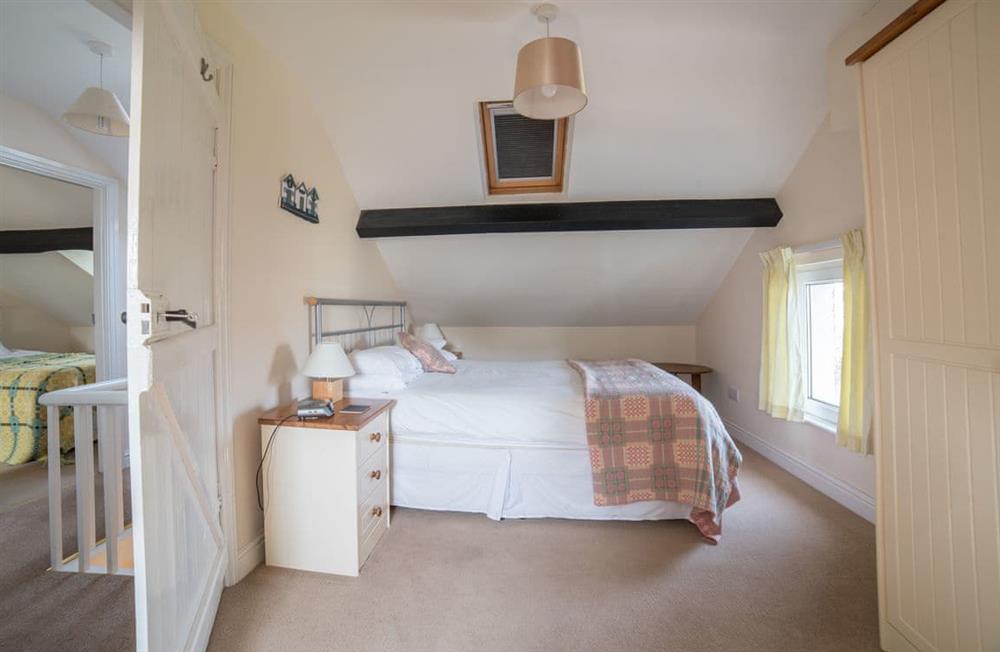 One of the bedrooms at Bryn Gwalia in Criccieth, Lleyn Peninsula, Gwynedd
