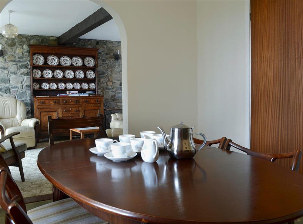 Spacious living/dining room at Bryn Hudol in Abererch, near Pwllheli, Gwynedd