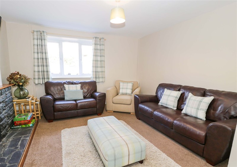 The living area at Bryn Hyfryd, Conwy