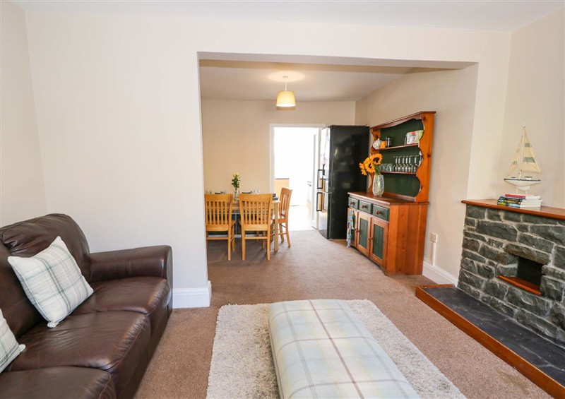 The living room at Bryn Hyfryd, Conwy
