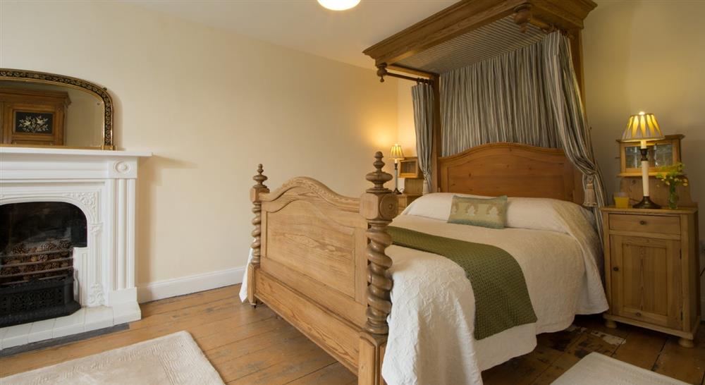 One of the double bedrooms at Bryn Llywelyn in Anglesey, Wales