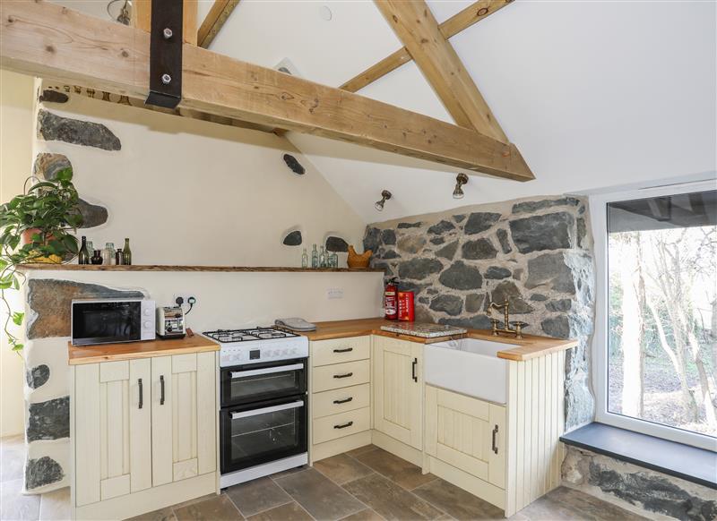 This is the kitchen at Bryn Moelyn Cottage, Yr Efail near Morfa Nefyn