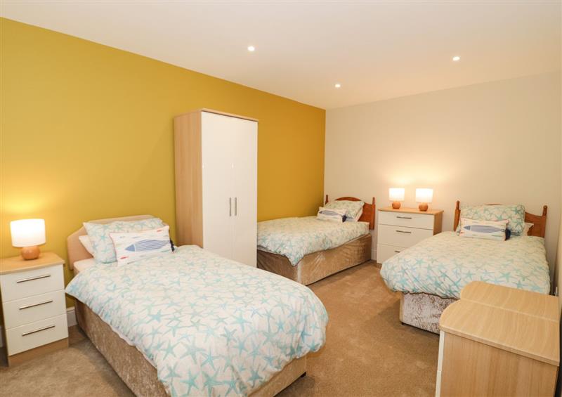 This is a bedroom at Bryn Mor, Benllech
