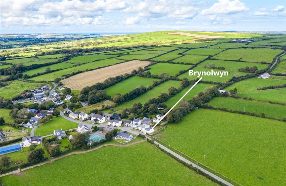 The area around Bryn Olwyn at Bryn Olwyn in Little Newcastle, Haverfordwest, Pembrokeshire, Dyfed