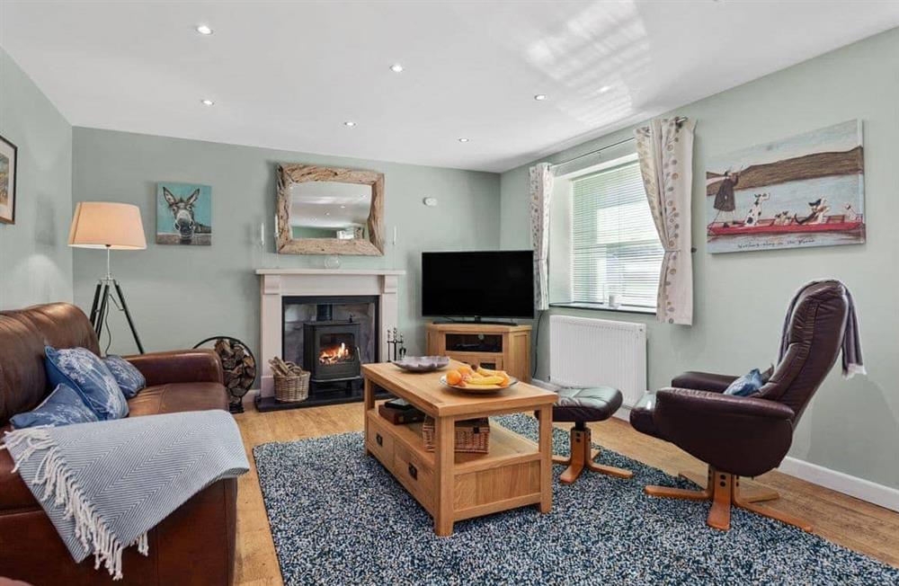 The living area at Bryn Olwyn in Little Newcastle, Haverfordwest, Pembrokeshire, Dyfed