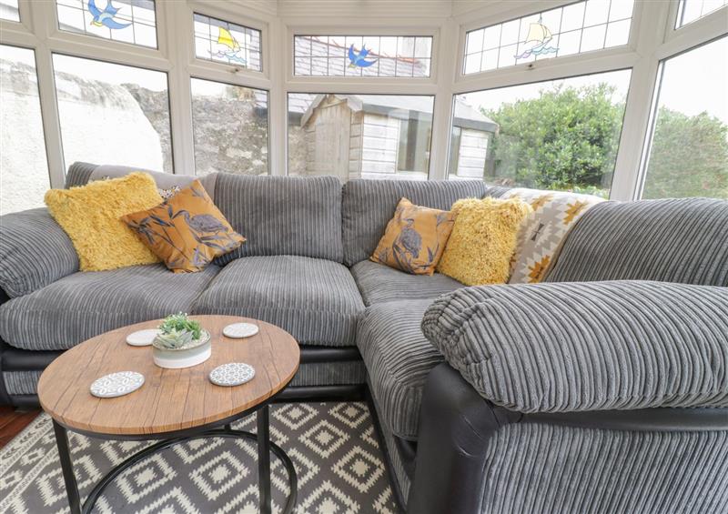 Enjoy the living room at Bryn Peris, Moelfre