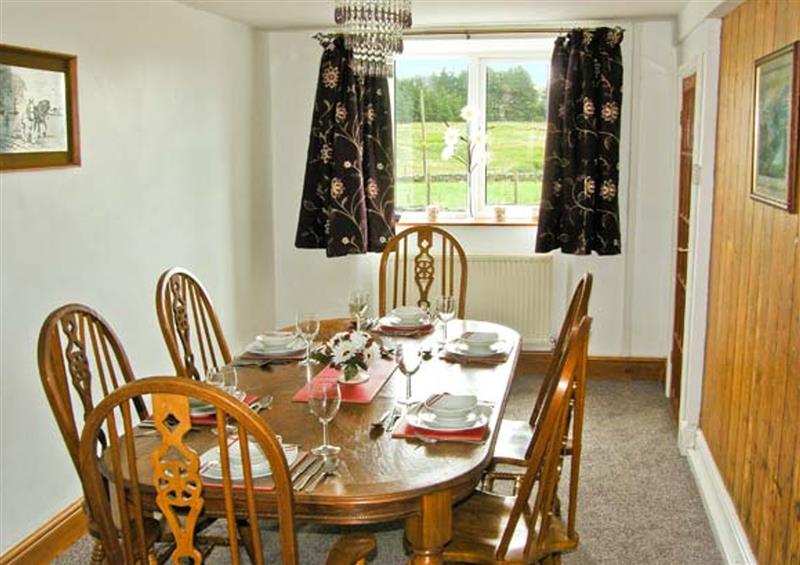 The dining room at Bryn Re, Dolgellau