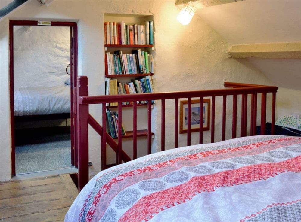 Comfy double bedroom at Bryn Rhosgoch in Cwm Penmachno, near Betws-y-Coed, Gwynedd