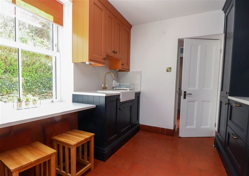 The kitchen at Bryn Tirion, Morfa Nefyn