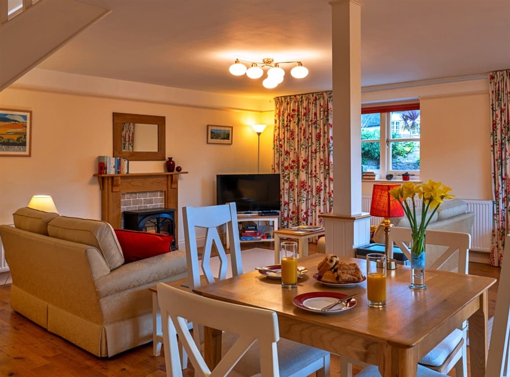 Living area at Bryn View in Minehead, Somerset