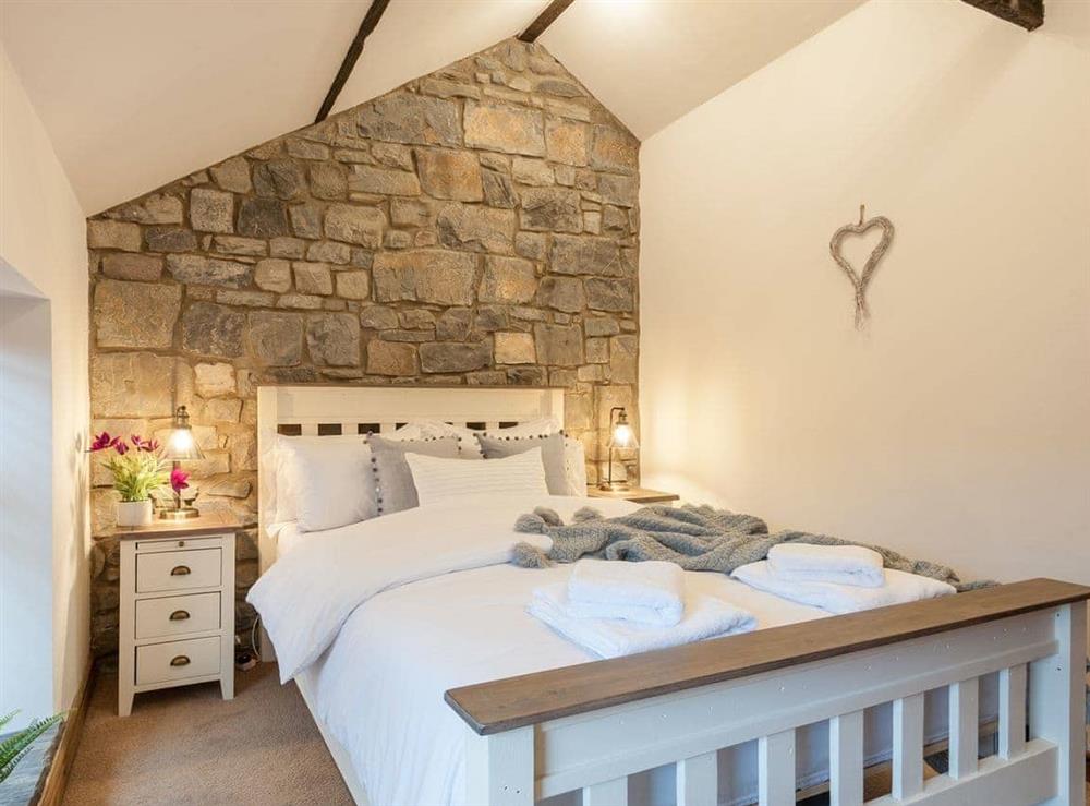 Double bedroom at Bryn Y Groes in Ystragynlais, Powys