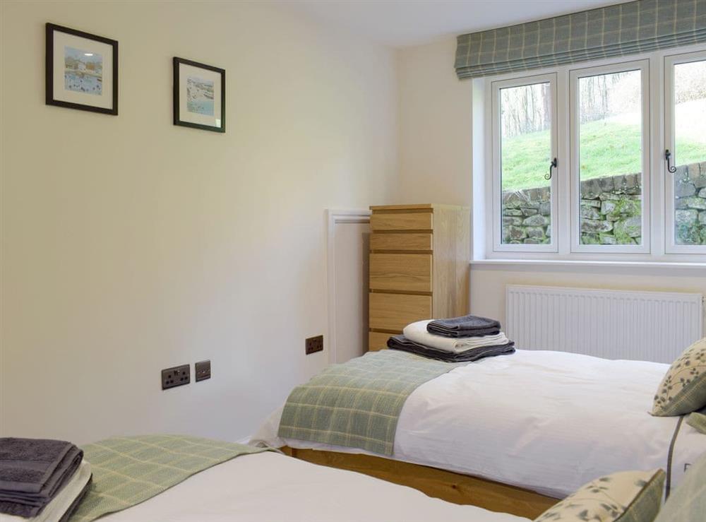 Twin bedroom (photo 2) at Brynderwen Hall Annexe in Llanfyllin, Powys