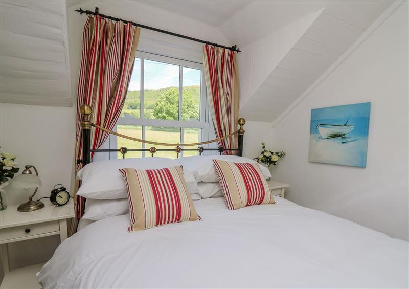 One of the 2 bedrooms at Bryniau Bychain Cottage, Pennal near Cwrt