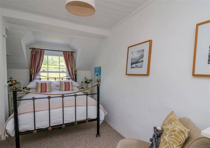 One of the bedrooms at Bryniau Bychain Cottage, Pennal near Cwrt
