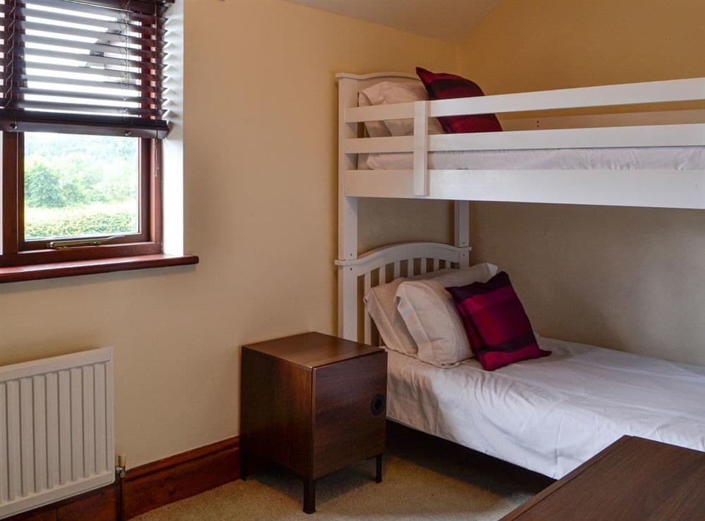 Bunk bedroom at Brynich Villa in Brecon, Powys
