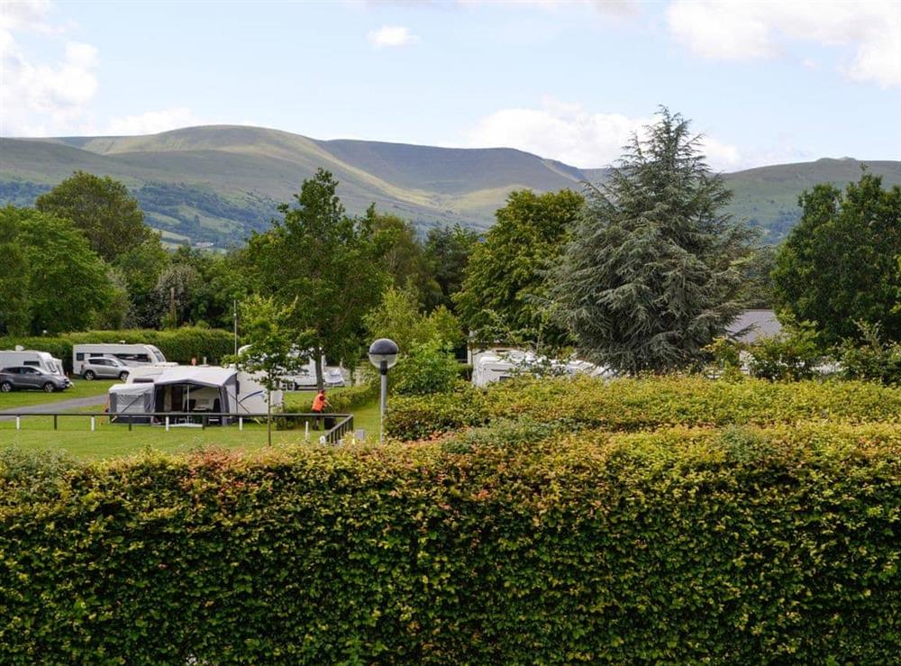 View at Brynich Villa in Brecon, Powys
