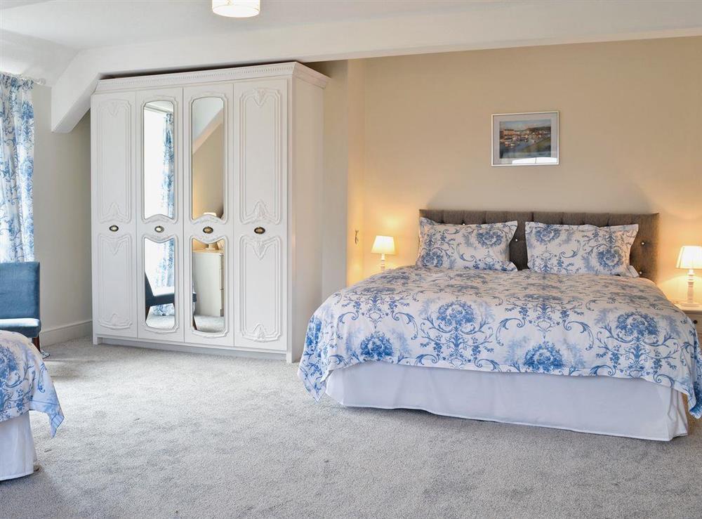 Double bedroom at Brynog Mansion Farmhouse in Lampeter, near Aberaeron, Dyfed