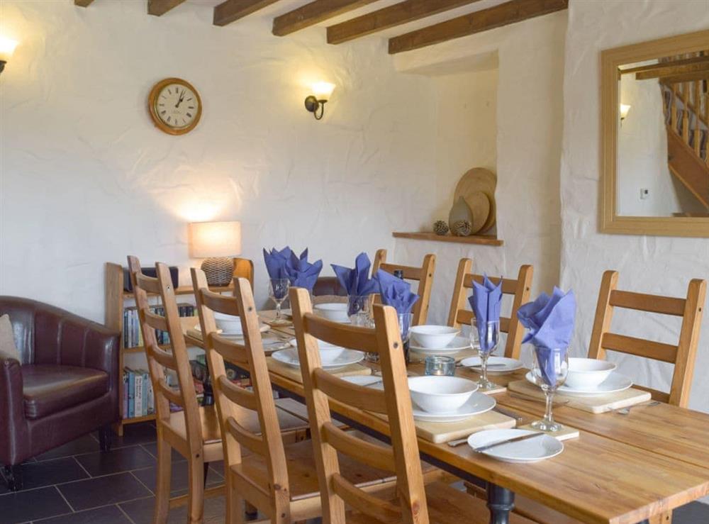 Charming dining area at Bryntowy in Kidwelly, Dyfed