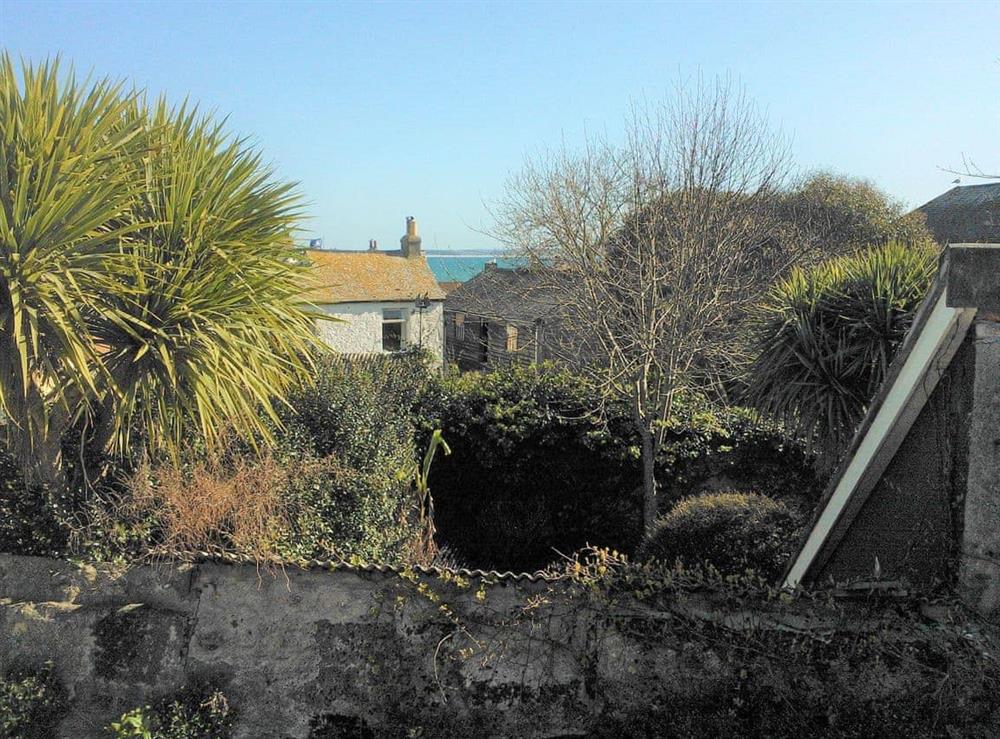 View at Bucca Cottage in Newlyn, near Penzance, Cornwall