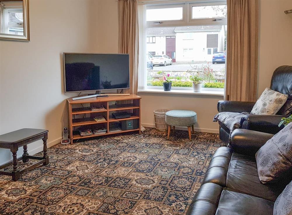 Living room at Buchanan Park in Ceres, near Cupar, Fife