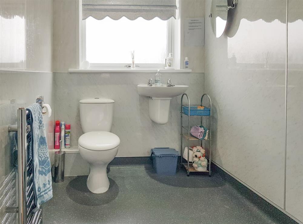 Wet room at Buchanan Park in Ceres, near Cupar, Fife