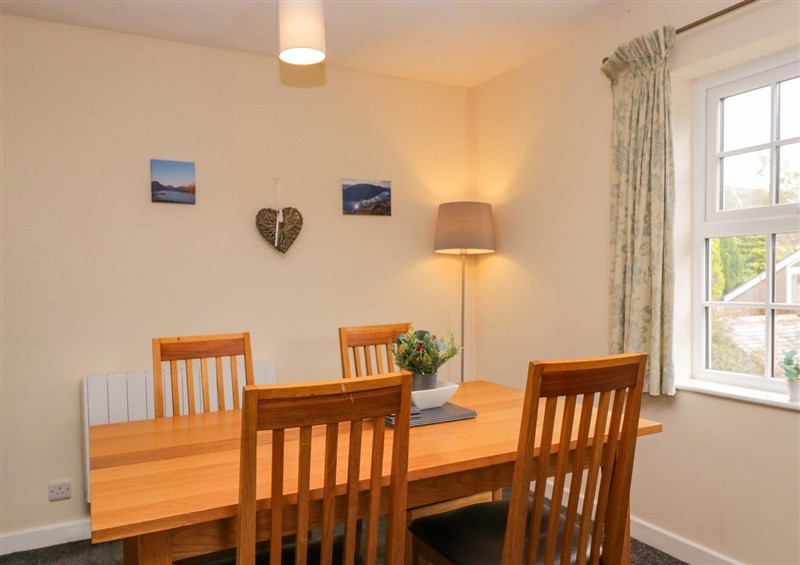 The dining area at Buckbarrow, Eskdale Valley