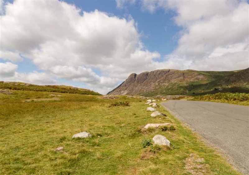 This is the garden at Buckbarrow, Eskdale Valley