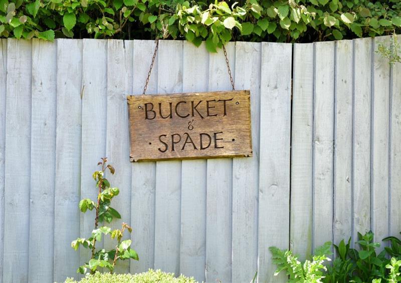 The garden in Bucket & Spade at Bucket & Spade, Lyme Regis
