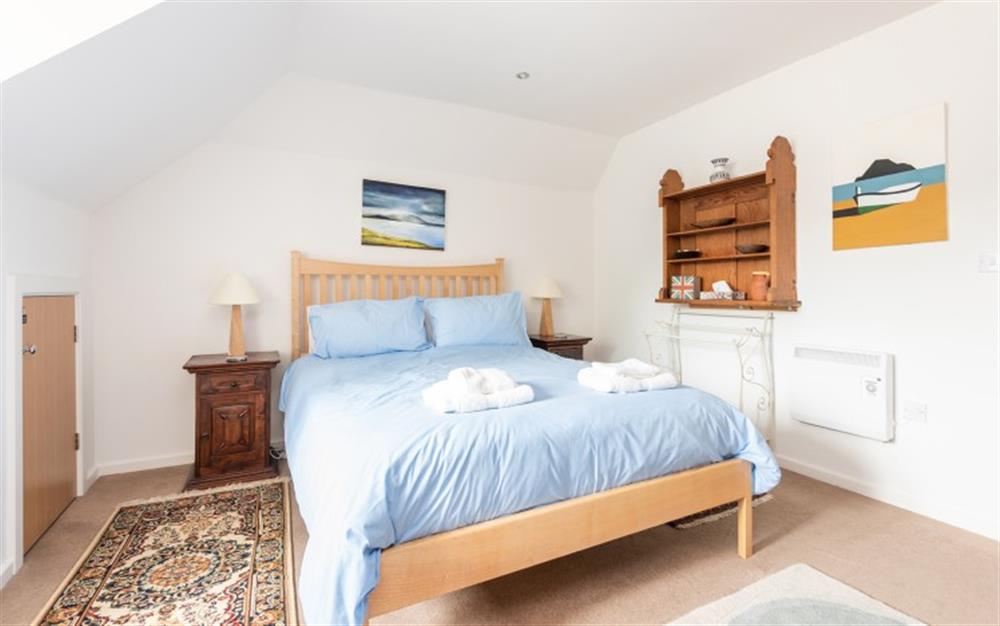 Bedroom 2 double at Buckfield Penthouse in Lyme Regis