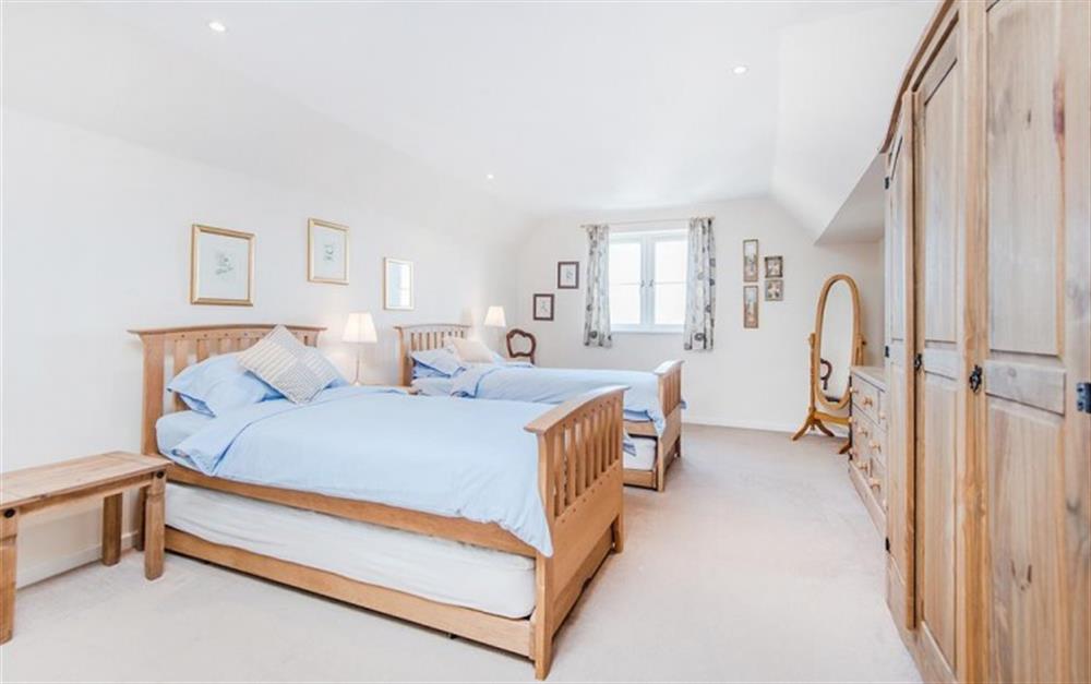 Bedroom 3 - there is the option for a further single bed in this room at Buckfield Penthouse in Lyme Regis