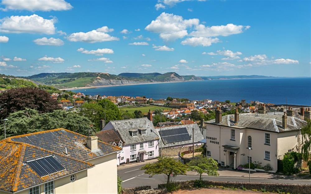 Stunning views form the apartment at Buckfield Penthouse in Lyme Regis