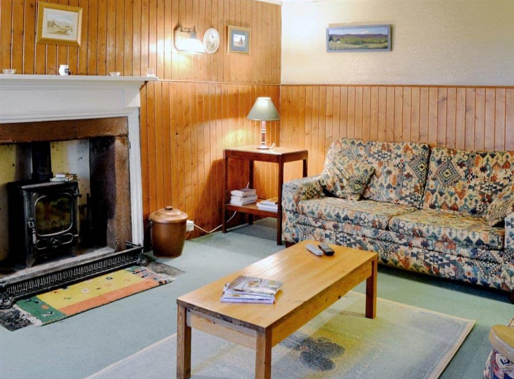 Living room at Buckhood in Glenprosen, by Kirriemuir, Angus