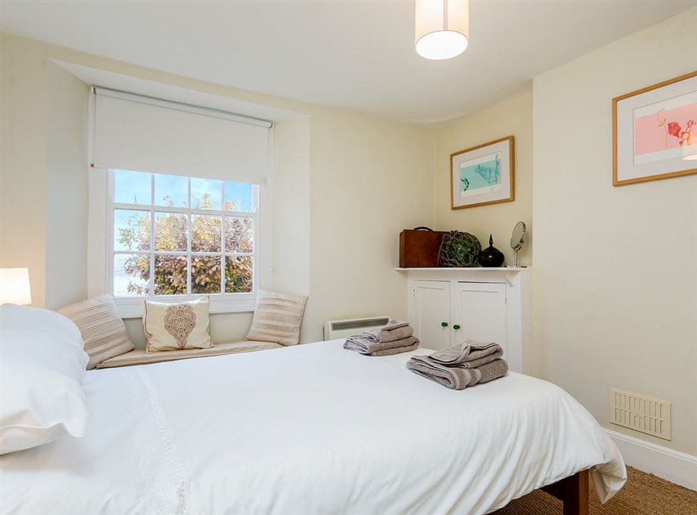 Bedroom at Buckingham Cottage in St Mawes, Cornwall