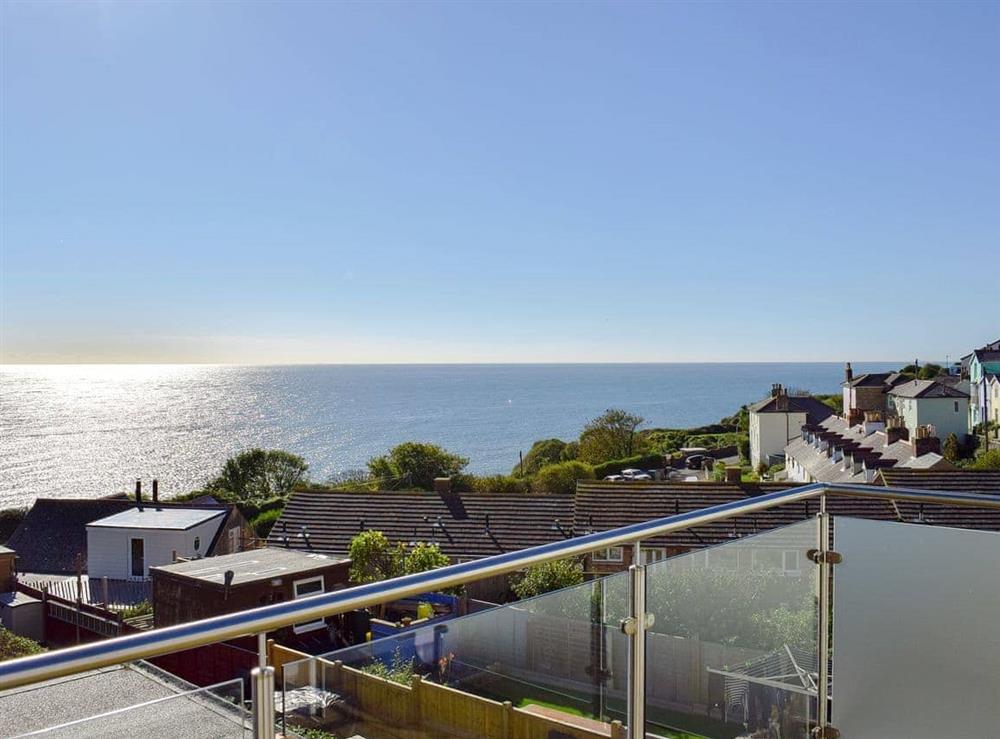 Stunning sea views from the master bedrooms private balcony (photo 2) at Buckingham Cottage in Ventnor, Isle of Wight