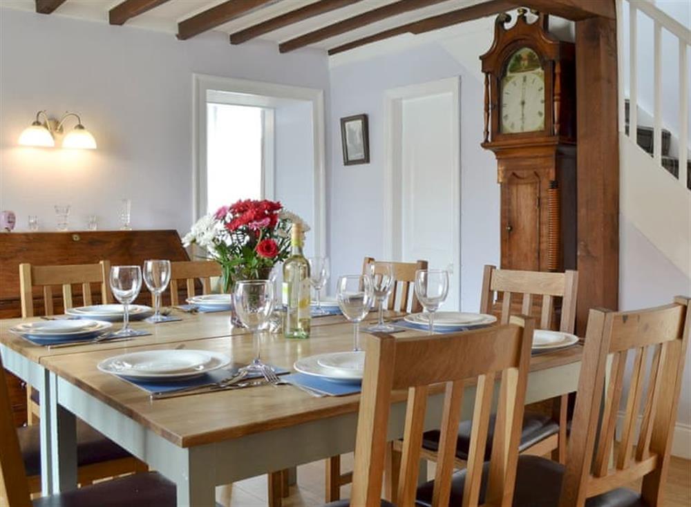 Attractive dining room at Buckingham Square in Helmsley, North Yorkshire