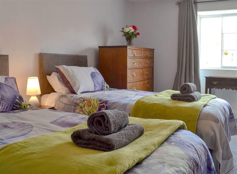 Comfy twin bedroom at Buckingham Square in Helmsley, North Yorkshire