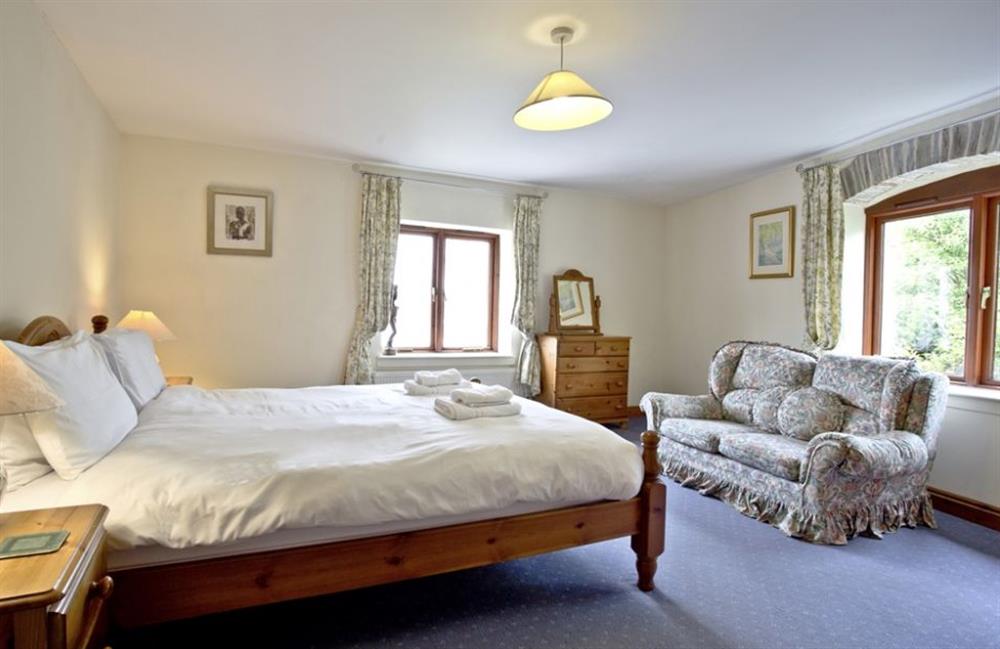 Double bedroom at Buckland Court Cottage, Dartmouth, Devon